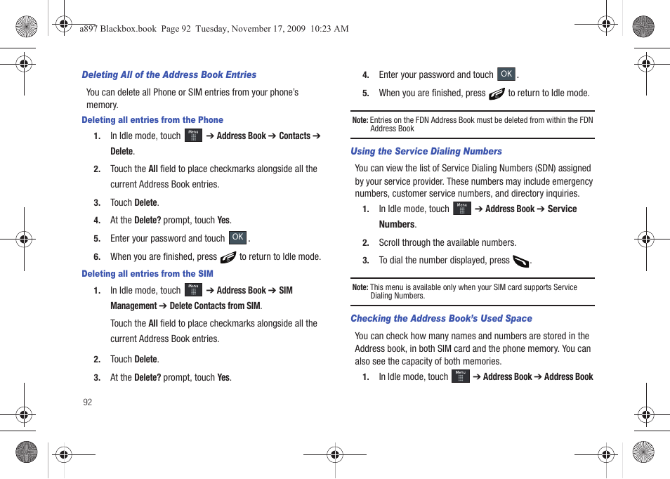 Samsung SGH-A897ZKAATT User Manual | Page 96 / 202