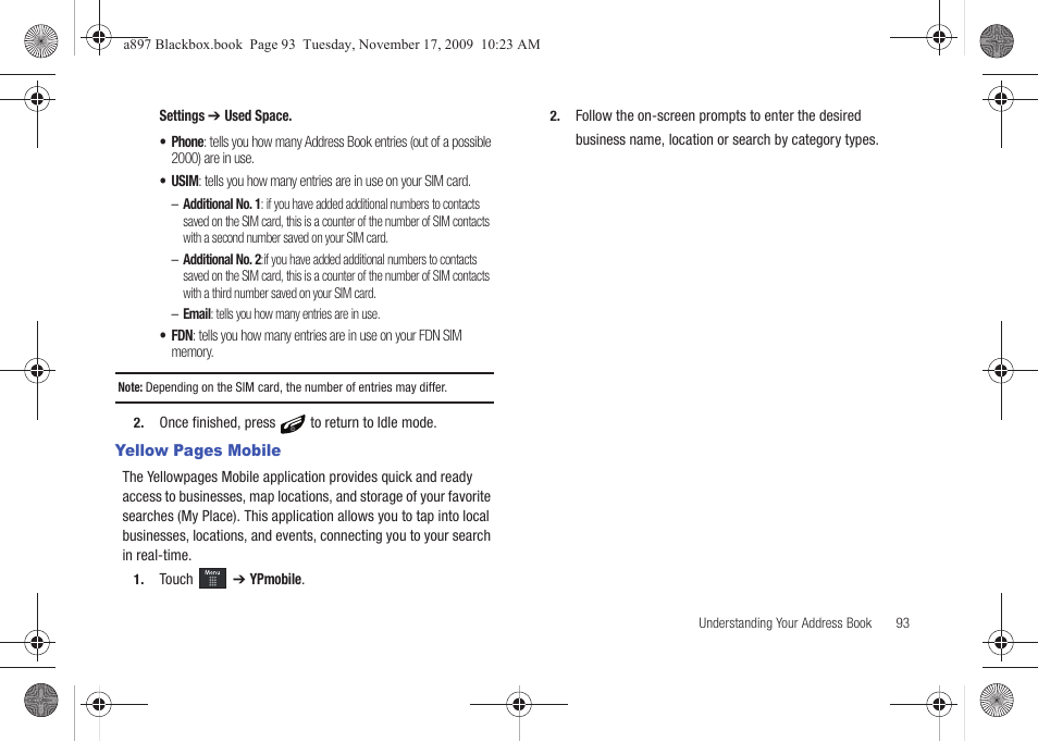 Samsung SGH-A897ZKAATT User Manual | Page 97 / 202