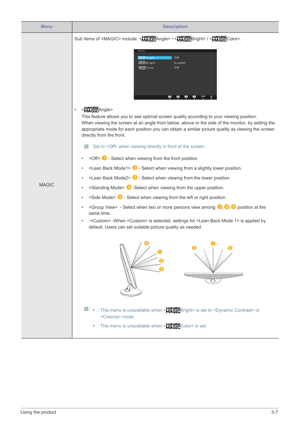 Samsung LS27A550HS-ZA User Manual | Page 30 / 58