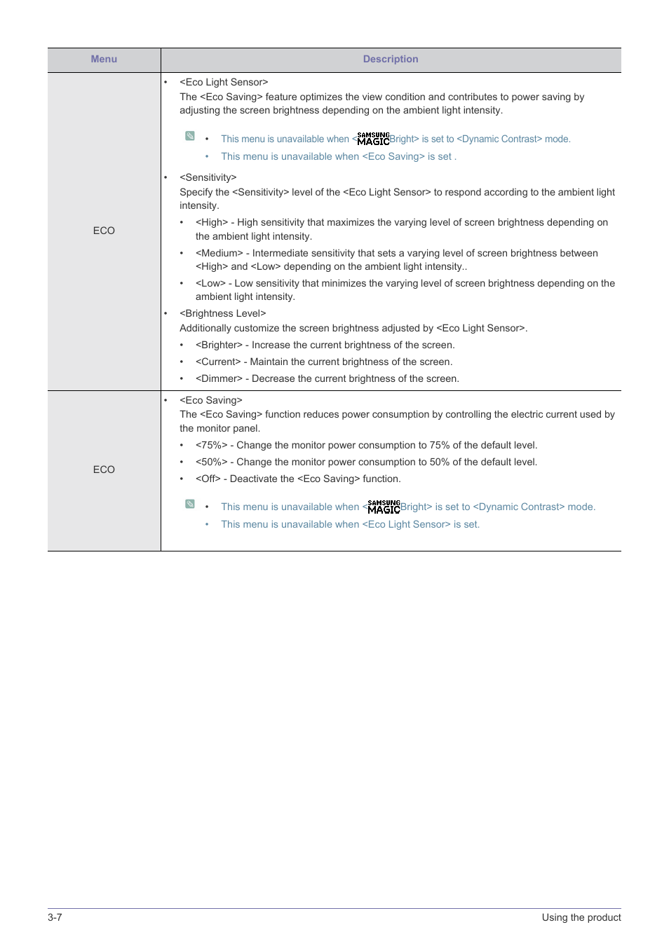 Samsung LS27A550HS-ZA User Manual | Page 36 / 58