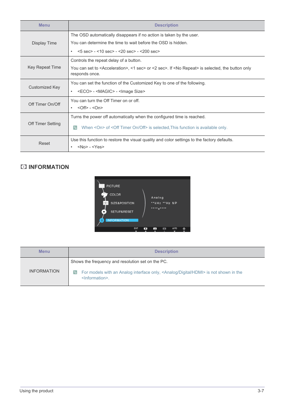 Information | Samsung LS27A550HS-ZA User Manual | Page 39 / 58