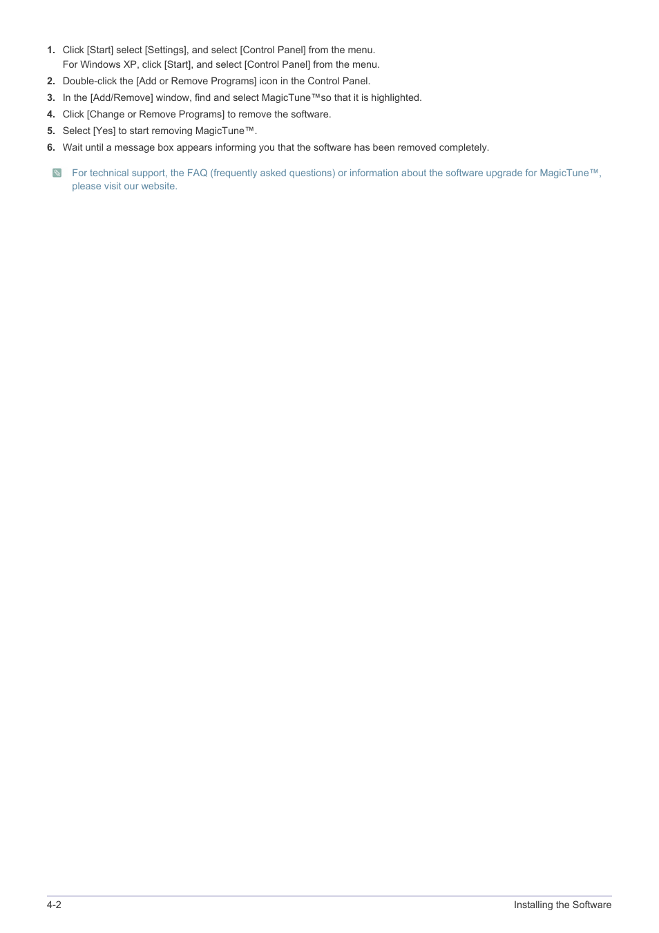Samsung LS27A550HS-ZA User Manual | Page 42 / 58