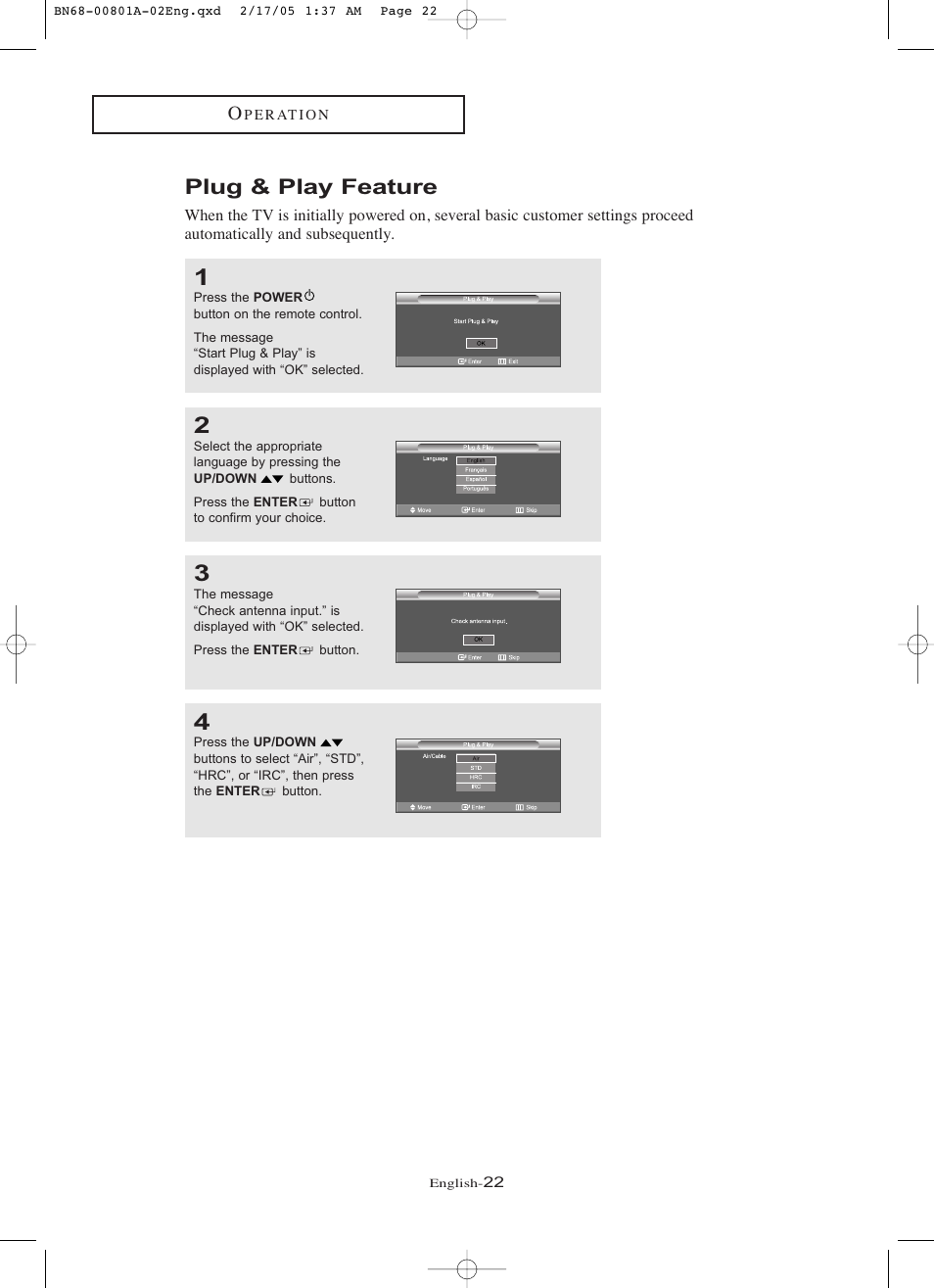 Plug & play feature | Samsung LNR238WX-XAA User Manual | Page 27 / 88