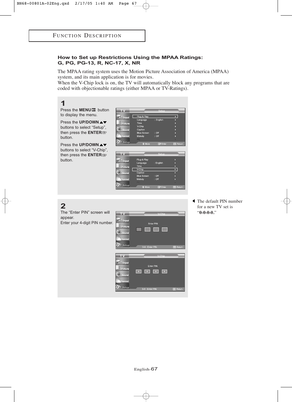 Samsung LNR238WX-XAA User Manual | Page 72 / 88