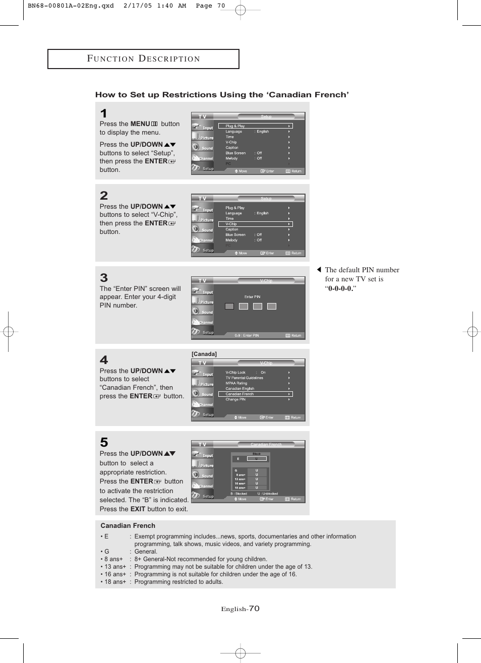 Samsung LNR238WX-XAA User Manual | Page 75 / 88