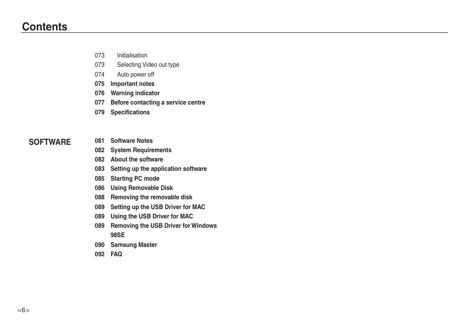 Samsung EC-NV30ZSBA-US User Manual | Page 7 / 100