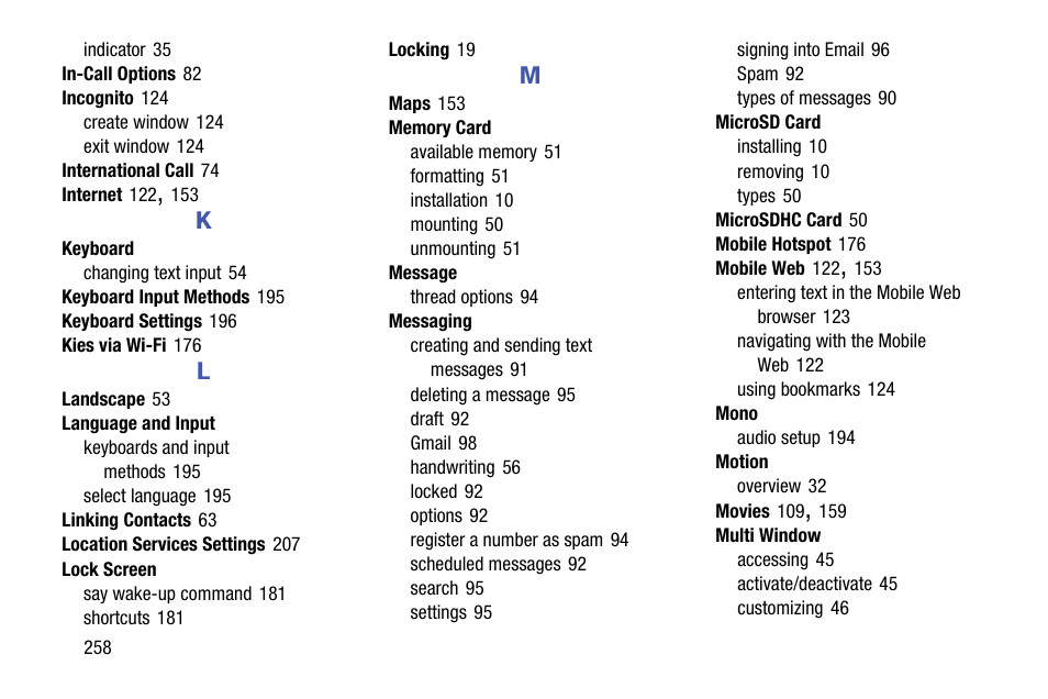 Samsung SGH-I317TSAATT User Manual | Page 266 / 269