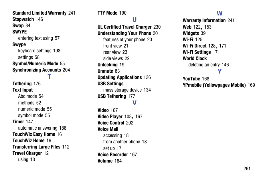 Samsung SGH-I317TSAATT User Manual | Page 269 / 269