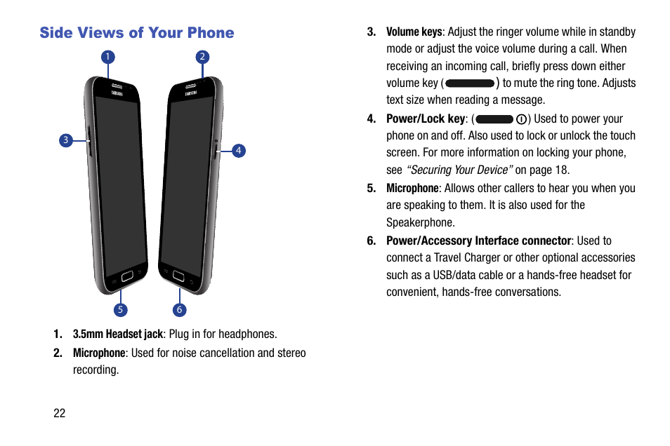 Side views of your phone | Samsung SGH-I317TSAATT User Manual | Page 30 / 269