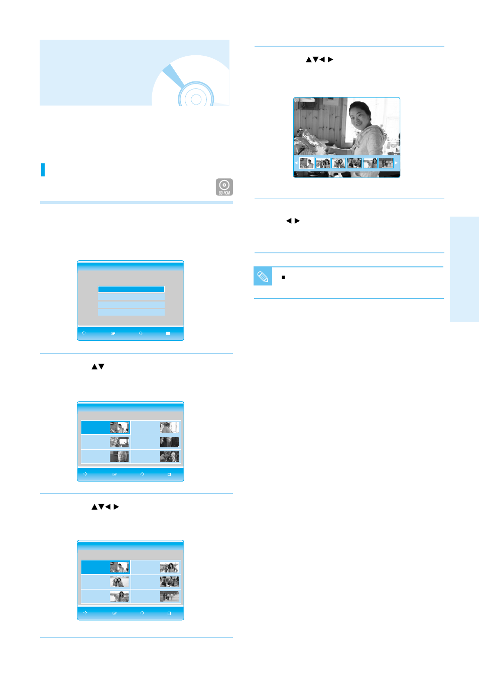 Using the scene search function, Playback, English - 27 | Searching through a scene | Samsung BD-P1000-XAA User Manual | Page 27 / 50