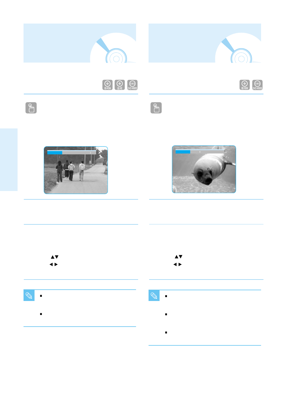 Selecting the audio language, Selecting the subtitle language, Playback | 30 - english, Using the audio button, Using the info button, Using the subtitle button | Samsung BD-P1000-XAA User Manual | Page 30 / 50