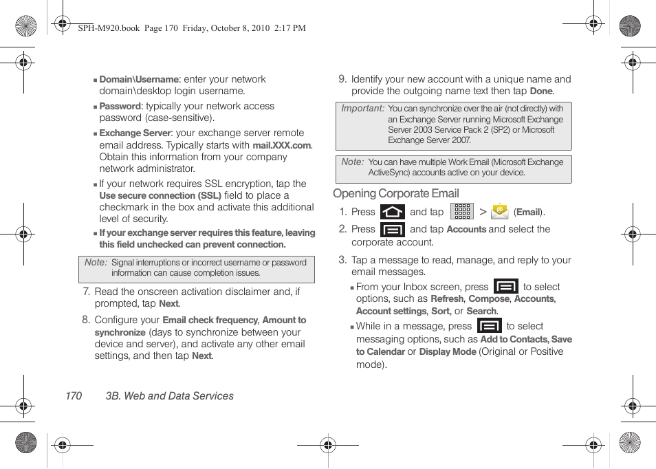 Samsung SPH-M920ZKASPR User Manual | Page 184 / 238