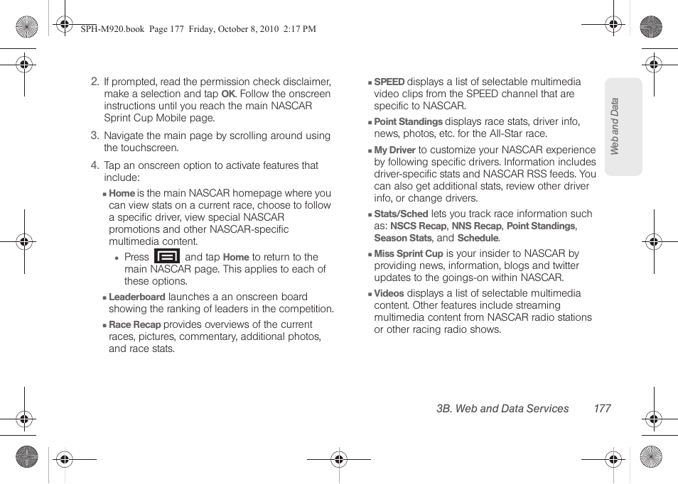 Samsung SPH-M920ZKASPR User Manual | Page 191 / 238