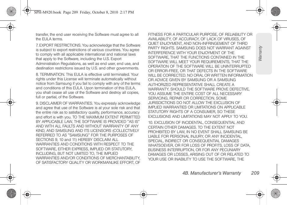 Samsung SPH-M920ZKASPR User Manual | Page 223 / 238