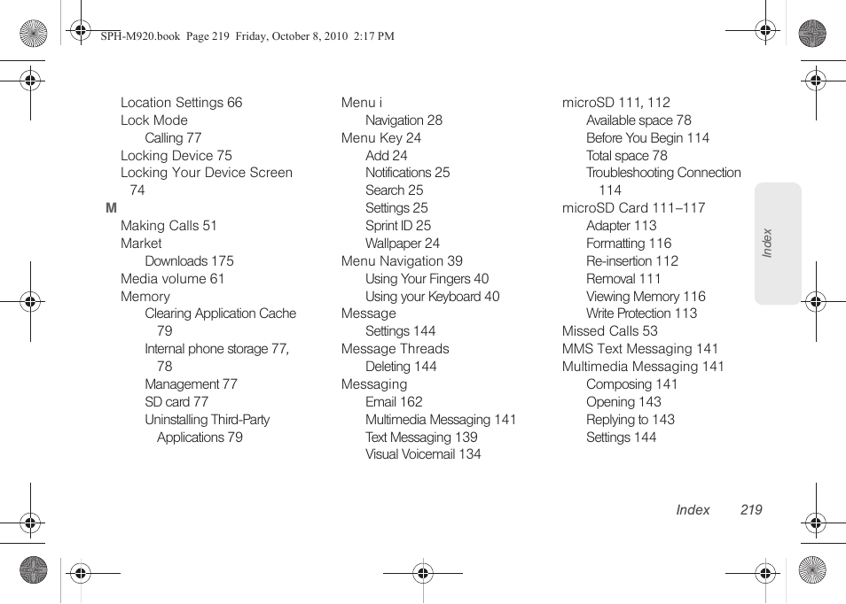 Samsung SPH-M920ZKASPR User Manual | Page 233 / 238