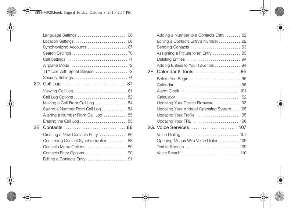 Samsung SPH-M920ZKASPR User Manual | Page 4 / 238