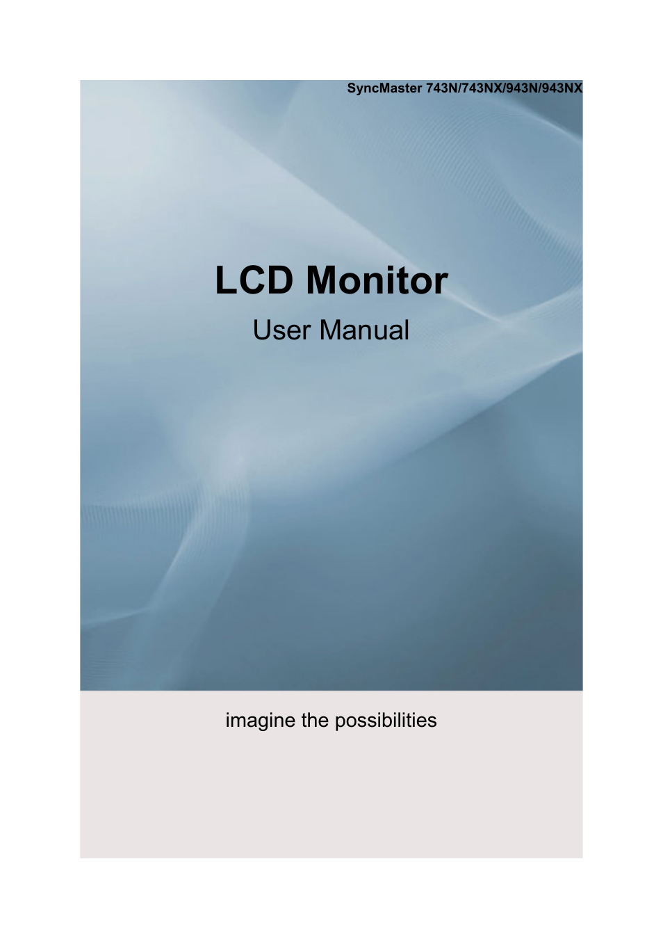 Samsung LS17MYAKF-DZS User Manual | 74 pages