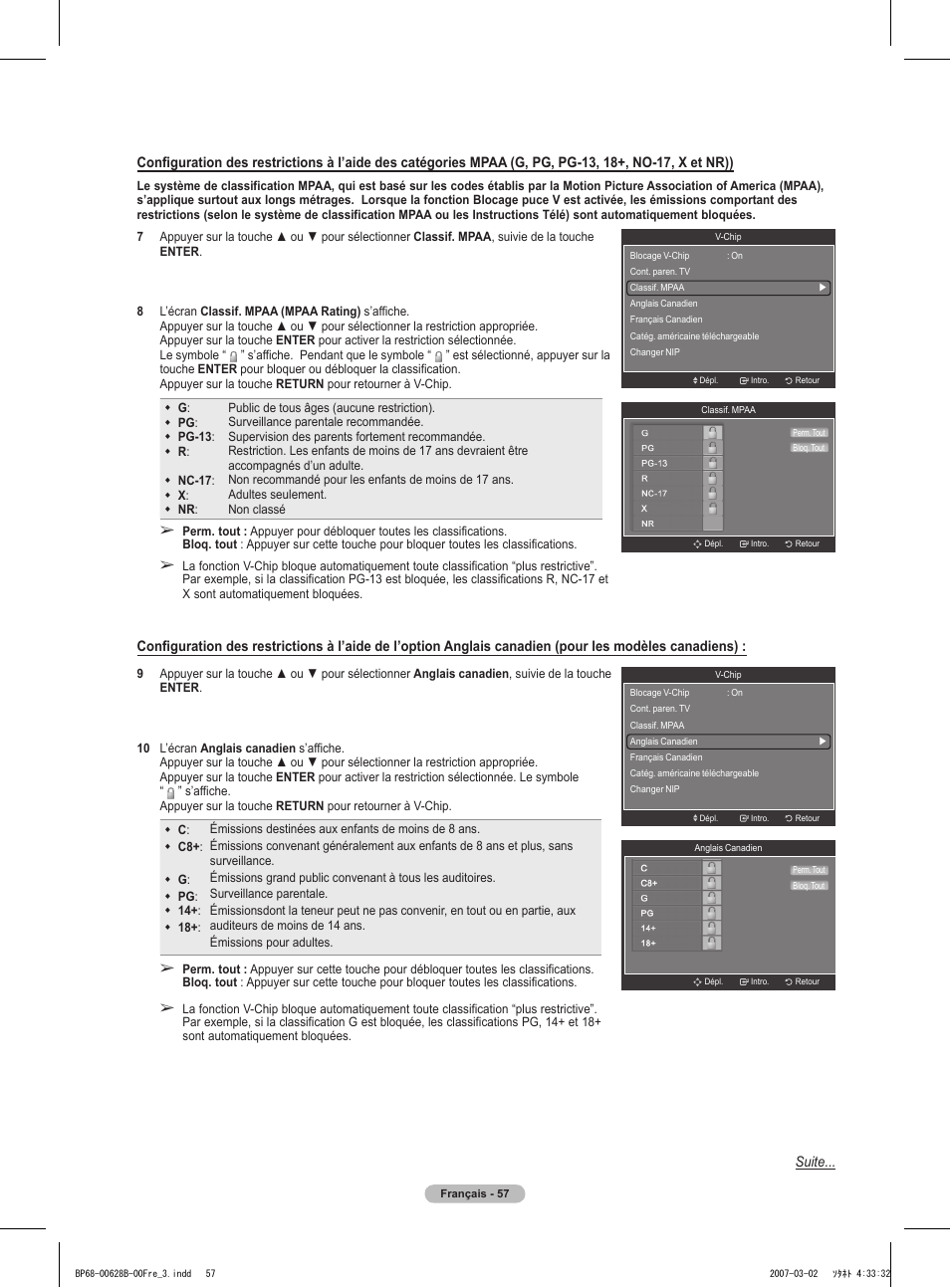 Samsung HLT6189SAX-XAA User Manual | Page 151 / 271