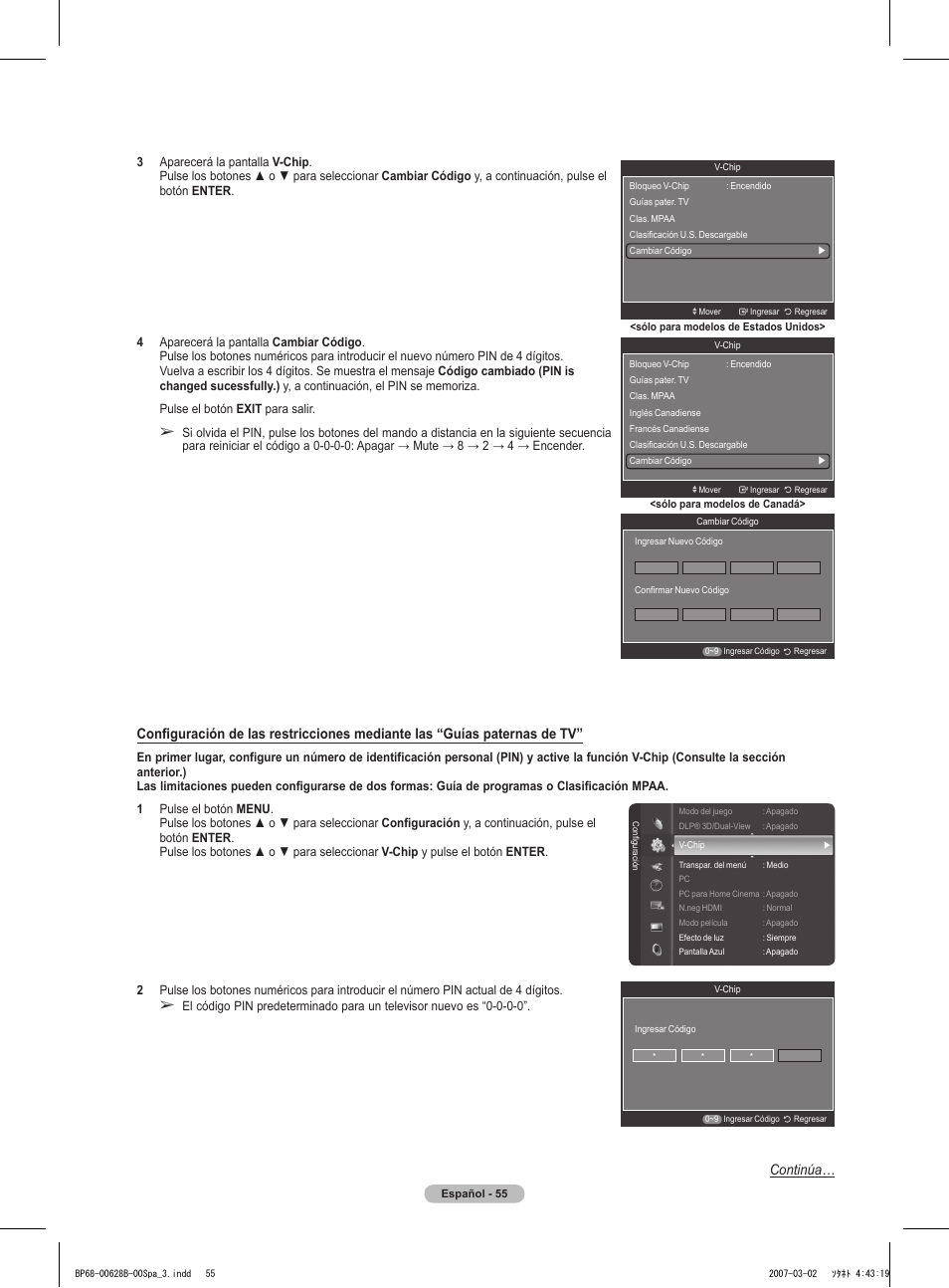 Continúa | Samsung HLT6189SAX-XAA User Manual | Page 237 / 271