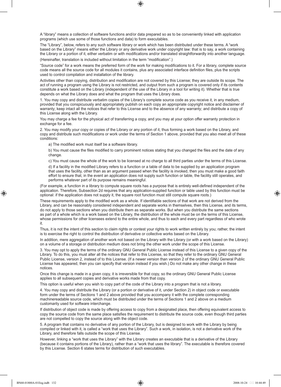Samsung LN32A620A1FXZA User Manual | Page 134 / 263