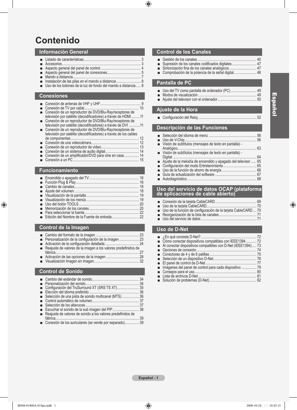 Samsung LN32A620A1FXZA User Manual | Page 139 / 263