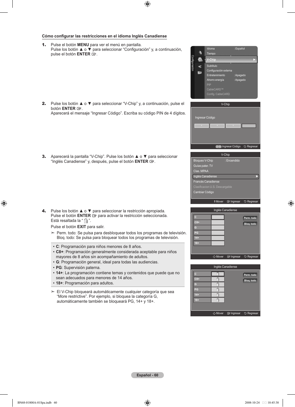 Samsung LN32A620A1FXZA User Manual | Page 198 / 263