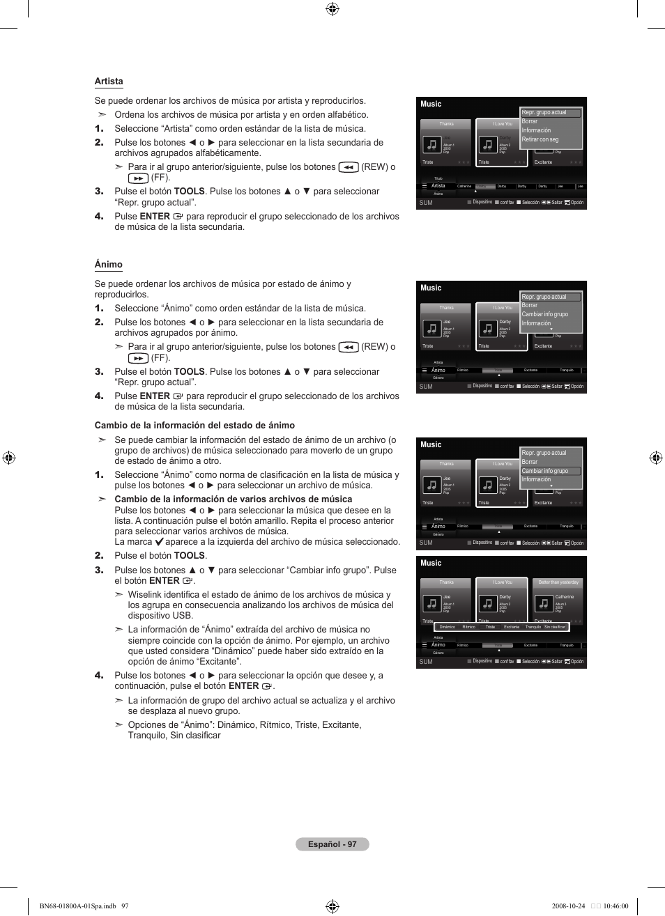 Samsung LN32A620A1FXZA User Manual | Page 235 / 263