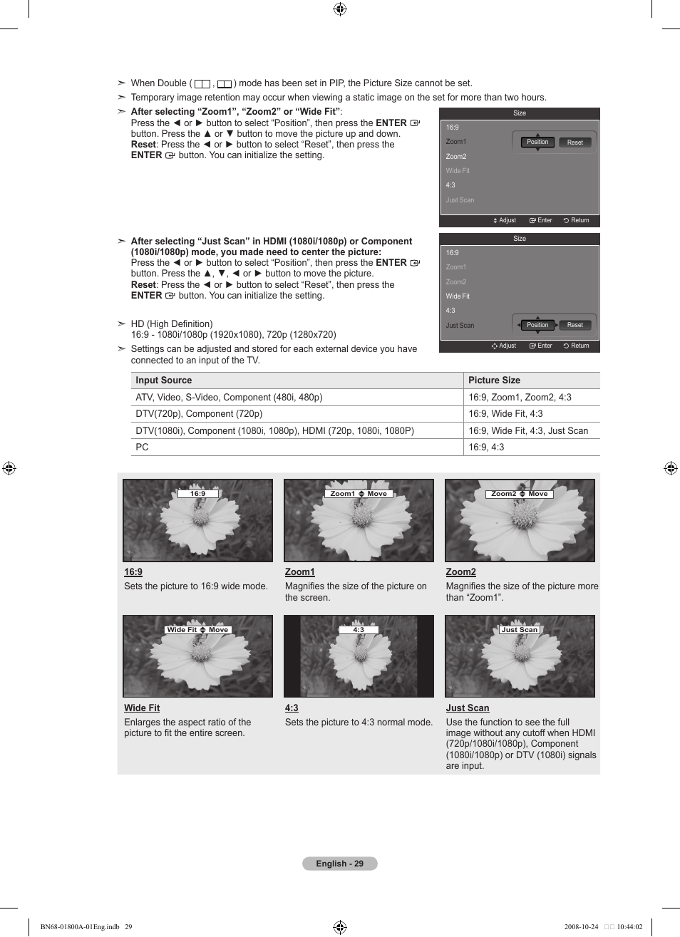 Samsung LN32A620A1FXZA User Manual | Page 31 / 263