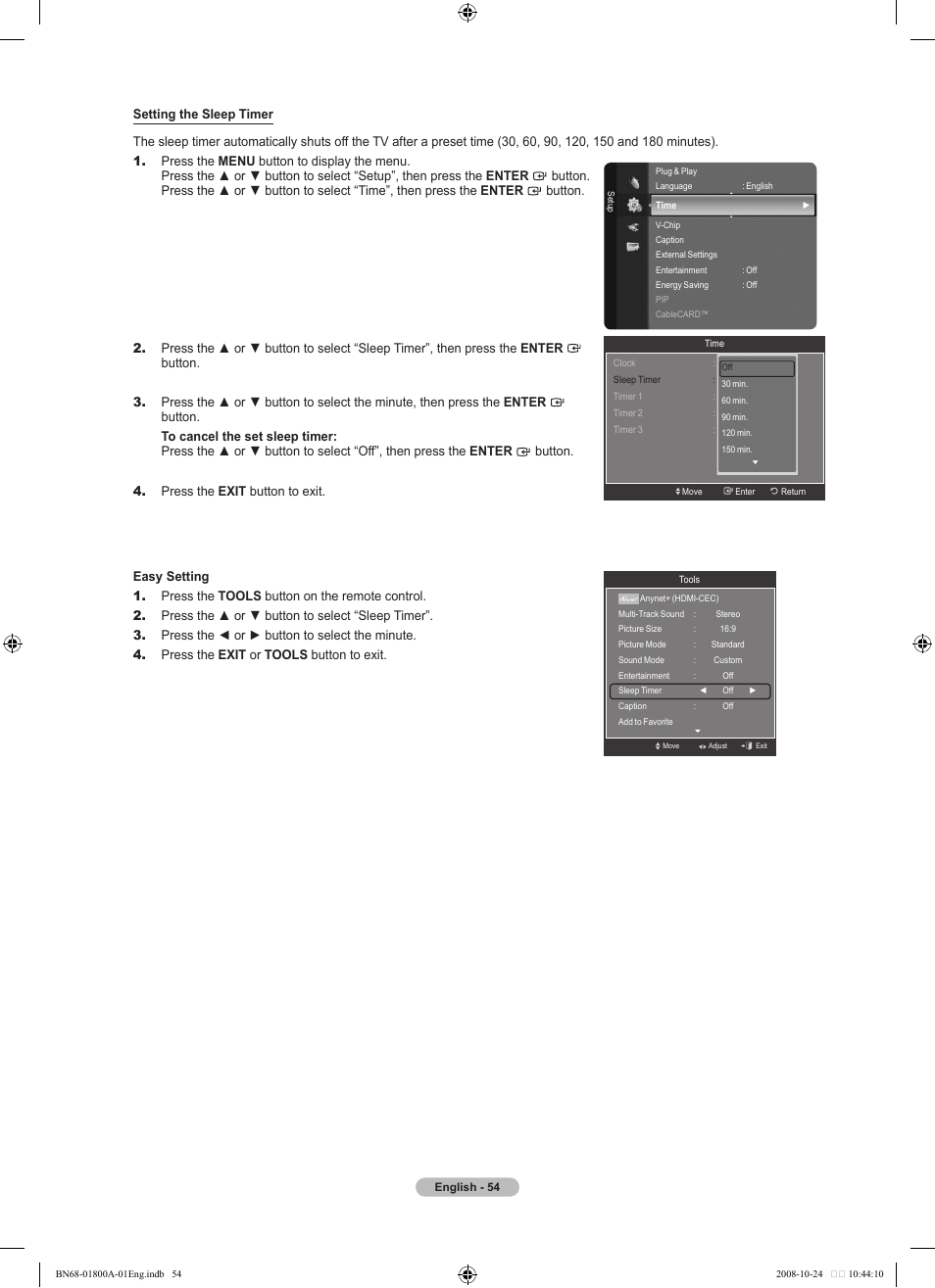 Samsung LN32A620A1FXZA User Manual | Page 56 / 263