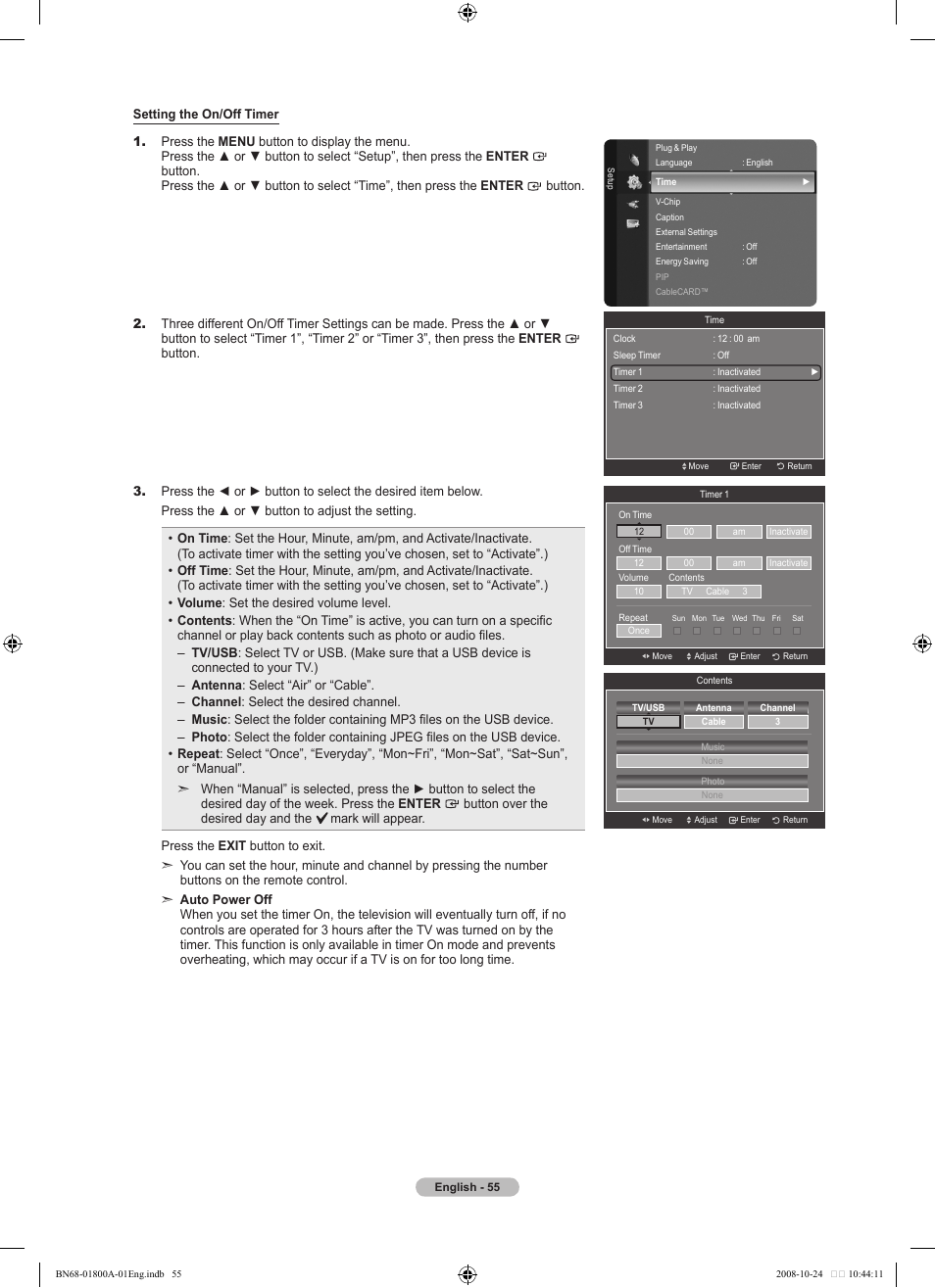 Samsung LN32A620A1FXZA User Manual | Page 57 / 263