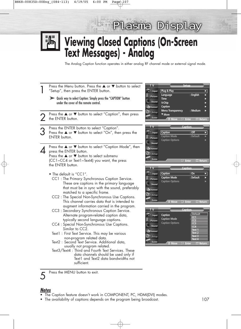 Samsung SPR4212X-XAC User Manual | Page 107 / 144