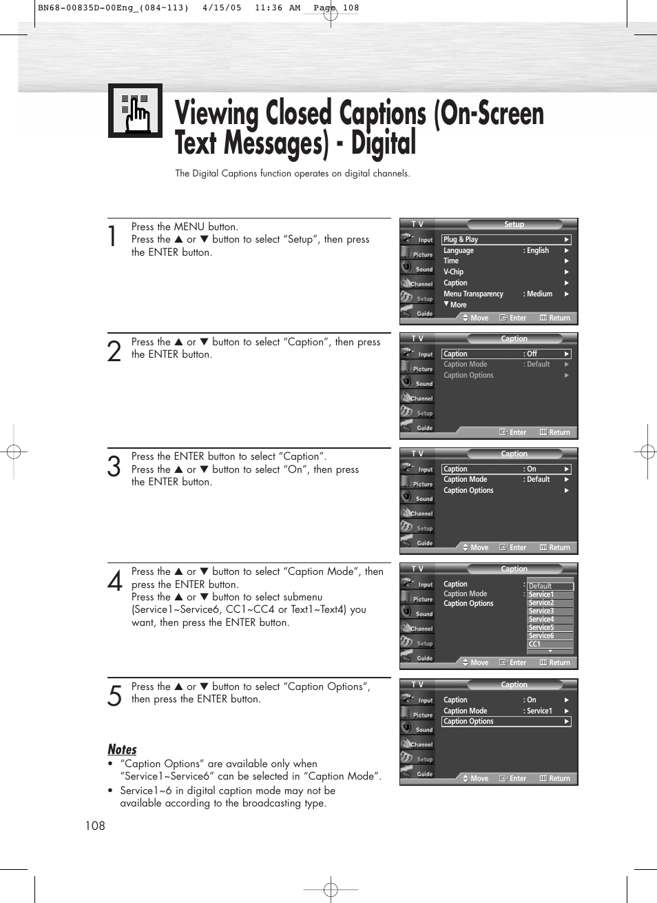 Samsung SPR4212X-XAC User Manual | Page 108 / 144
