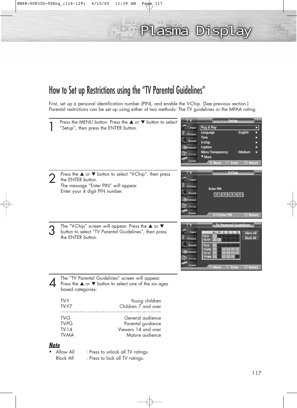 Samsung SPR4212X-XAC User Manual | Page 117 / 144