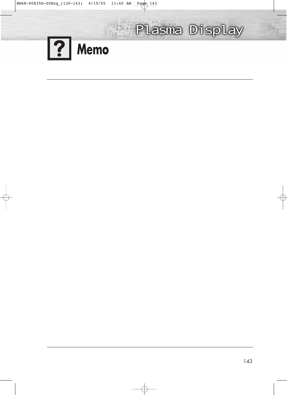 Samsung SPR4212X-XAC User Manual | Page 143 / 144