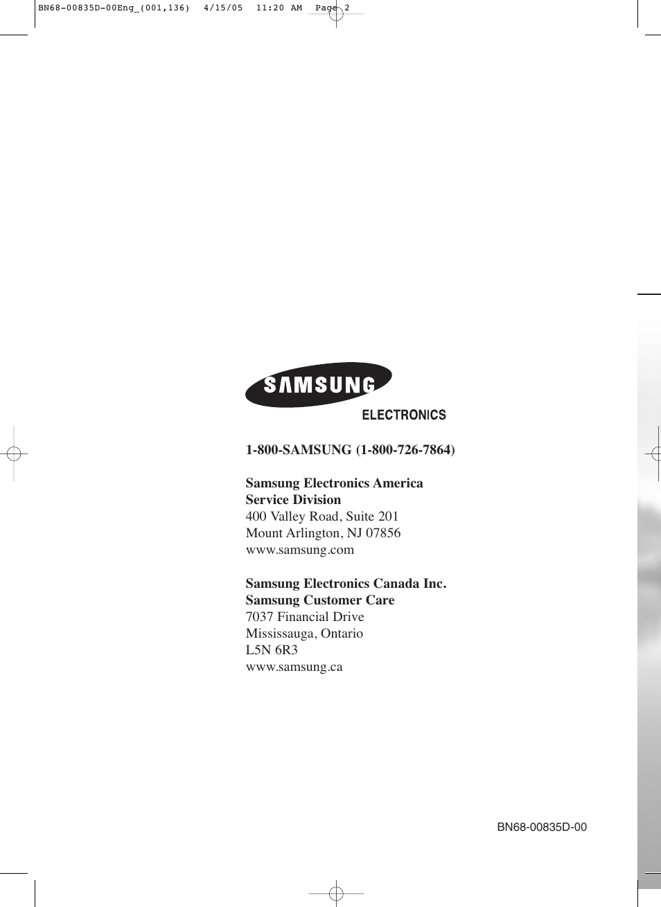 Samsung SPR4212X-XAC User Manual | Page 144 / 144