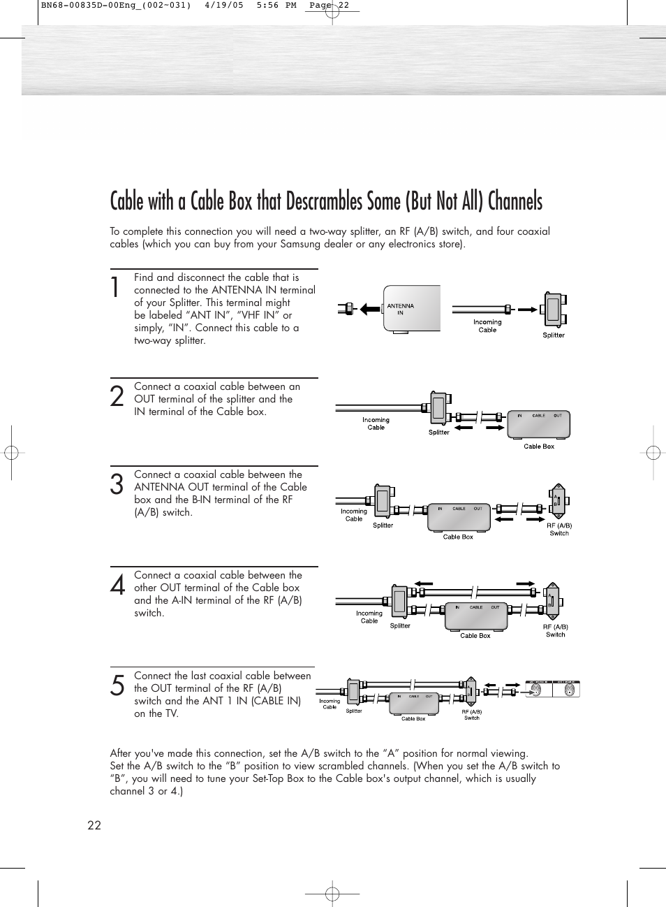 Samsung SPR4212X-XAC User Manual | Page 22 / 144