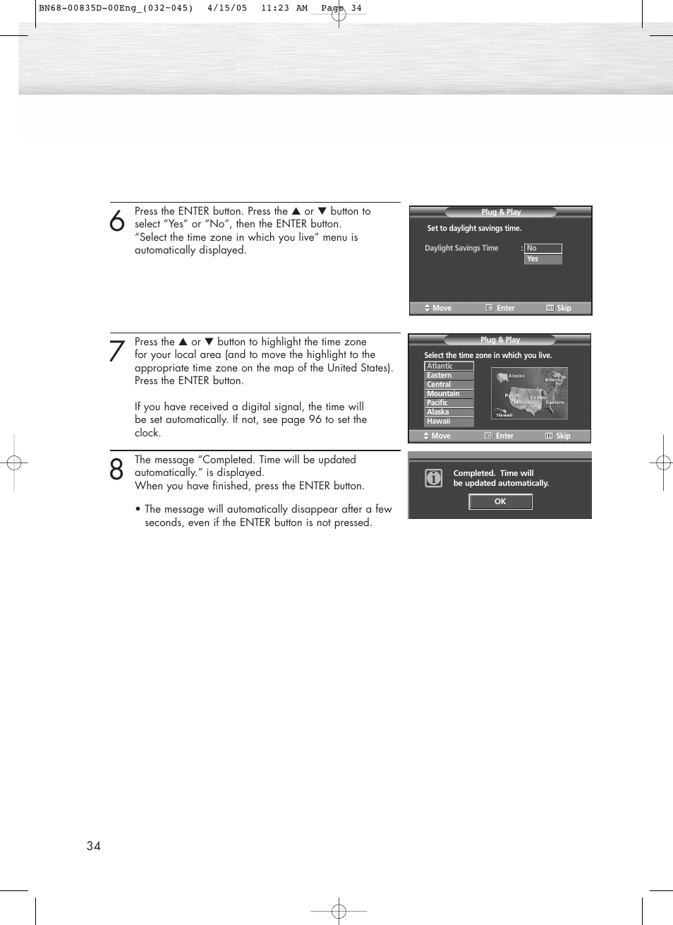 Samsung SPR4212X-XAC User Manual | Page 34 / 144