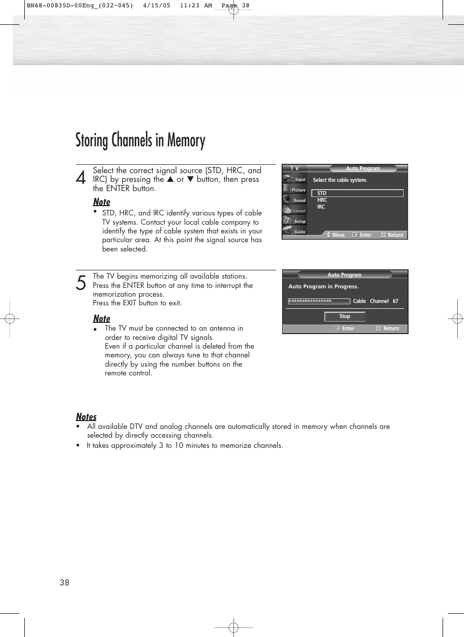 Samsung SPR4212X-XAC User Manual | Page 38 / 144