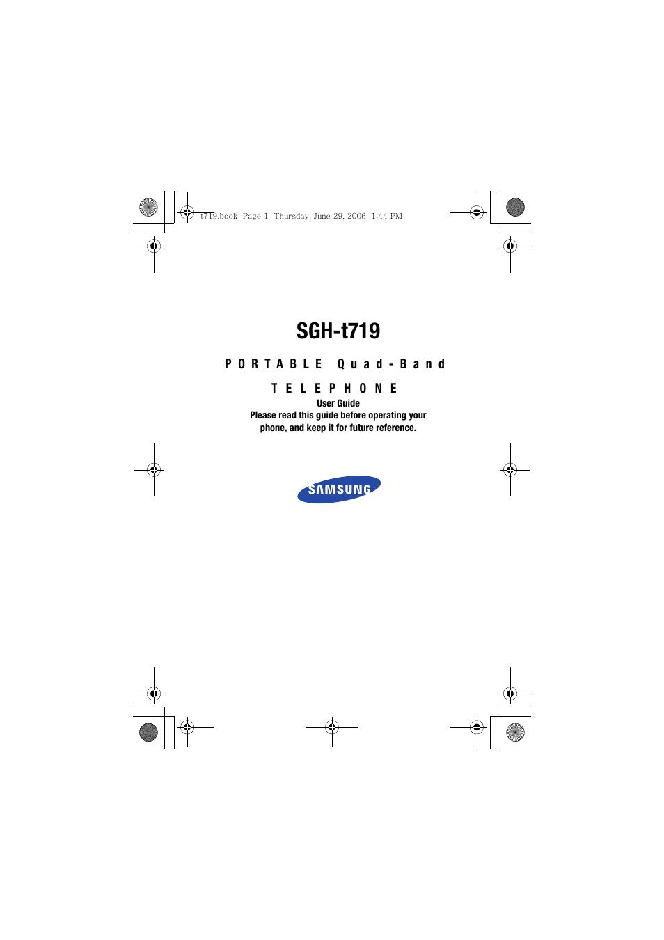 Samsung SGH-T719DSBTMB User Manual | 216 pages