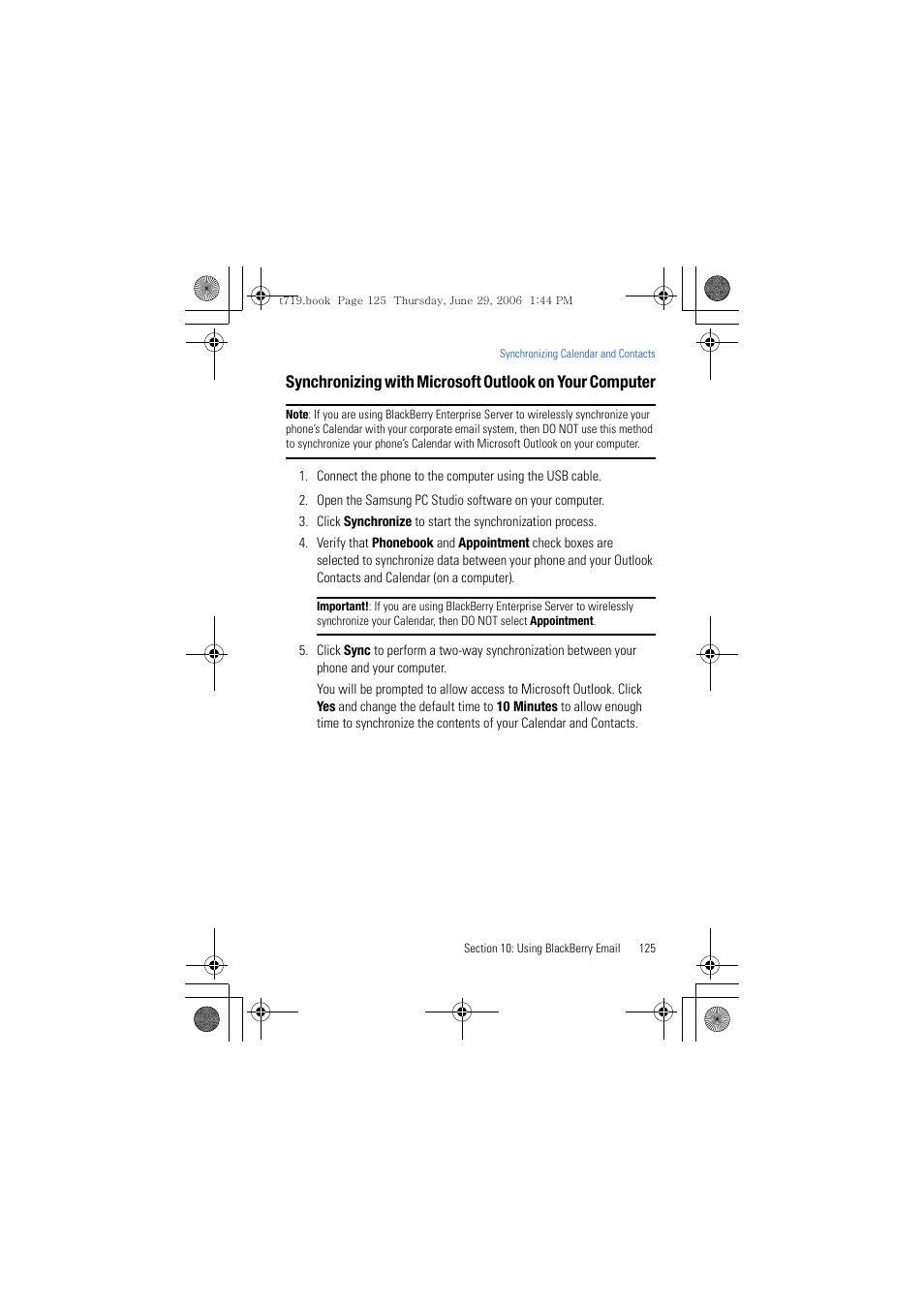 Samsung SGH-T719DSBTMB User Manual | Page 125 / 216