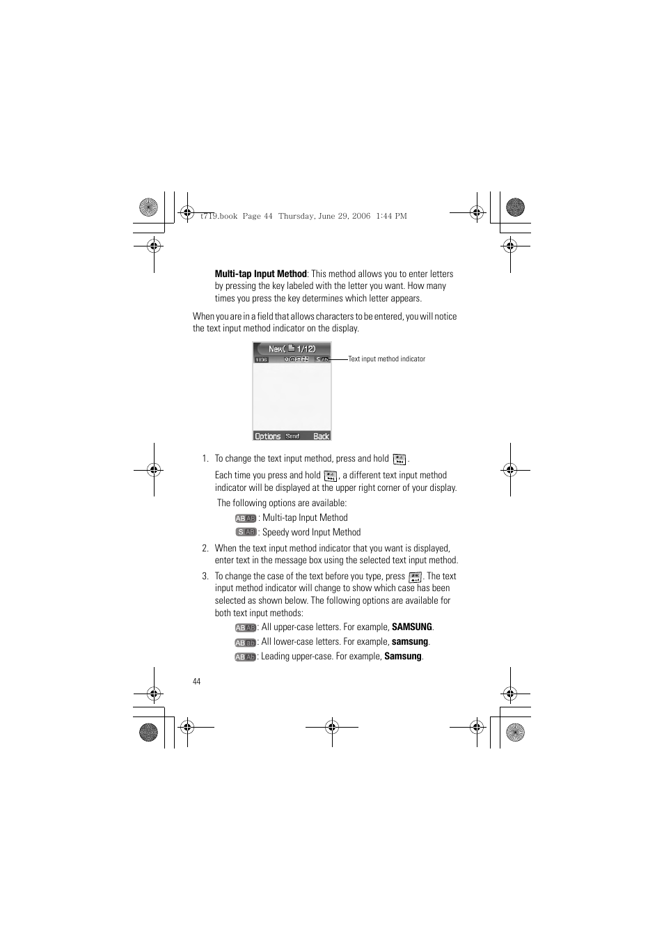 Samsung SGH-T719DSBTMB User Manual | Page 44 / 216