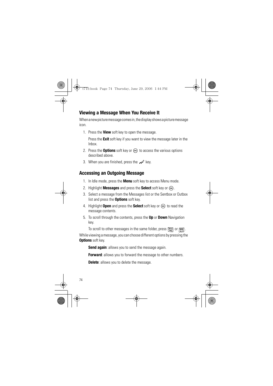 Samsung SGH-T719DSBTMB User Manual | Page 74 / 216