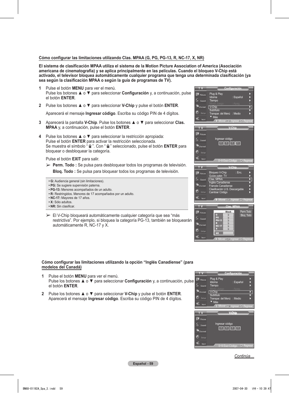 Samsung HPT4234X-XAA User Manual | Page 127 / 136
