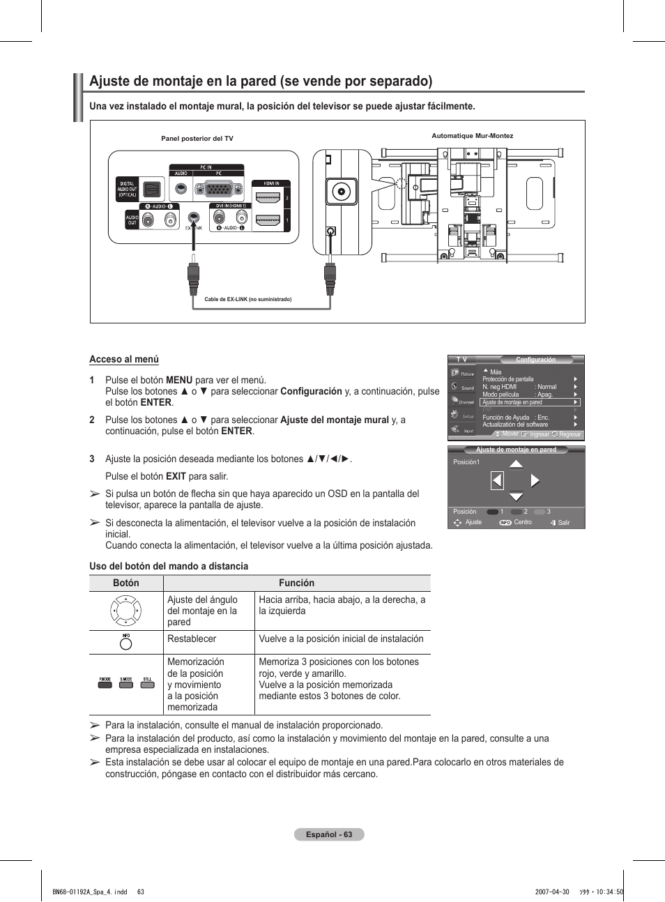 Samsung HPT4234X-XAA User Manual | Page 131 / 136