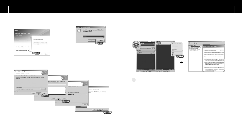 Installing music studio, To view help on music studio | Samsung YP-C1H-CHN User Manual | Page 11 / 28