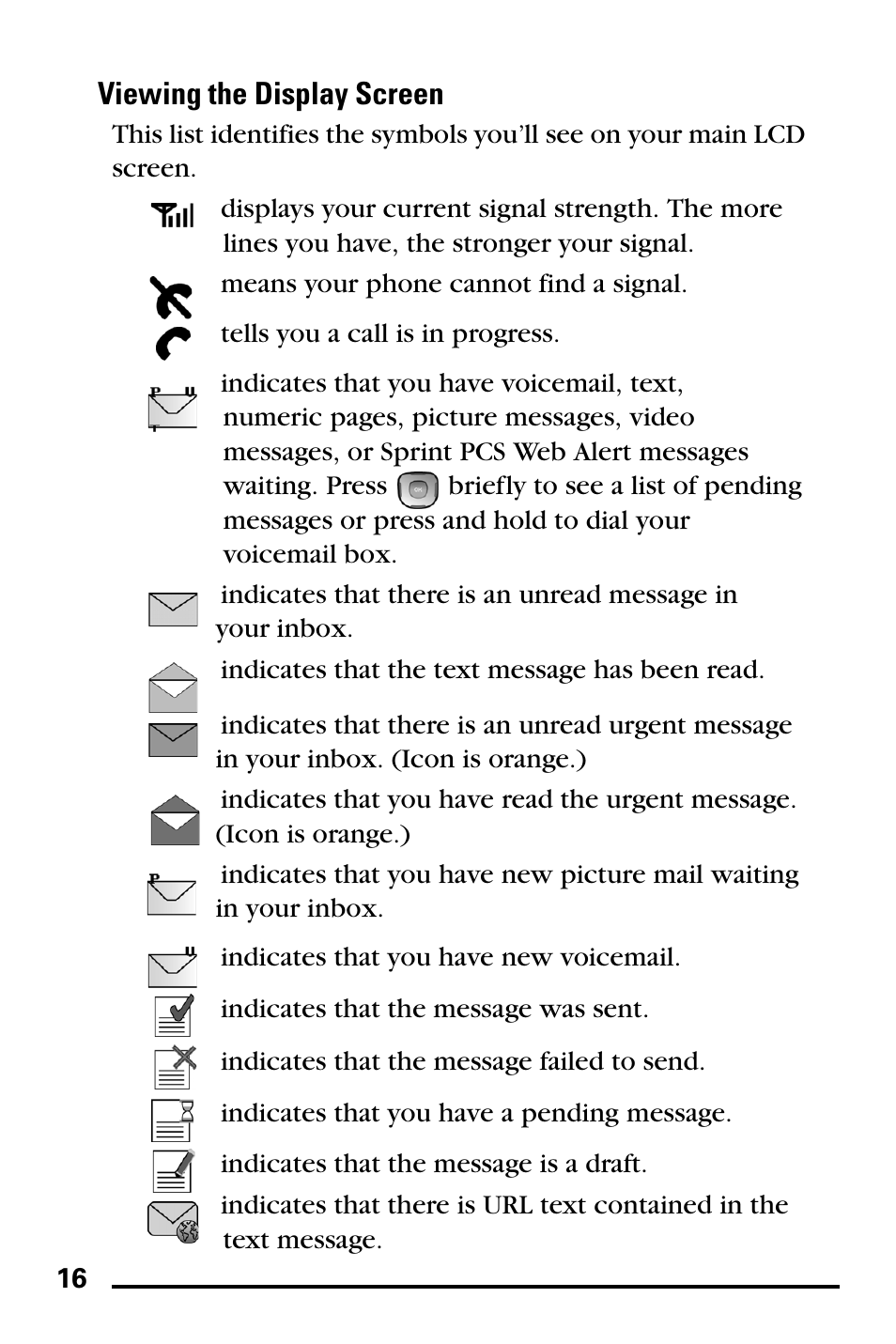 Viewing the display screen | Samsung SPH-A740DSSXAR User Manual | Page 24 / 94