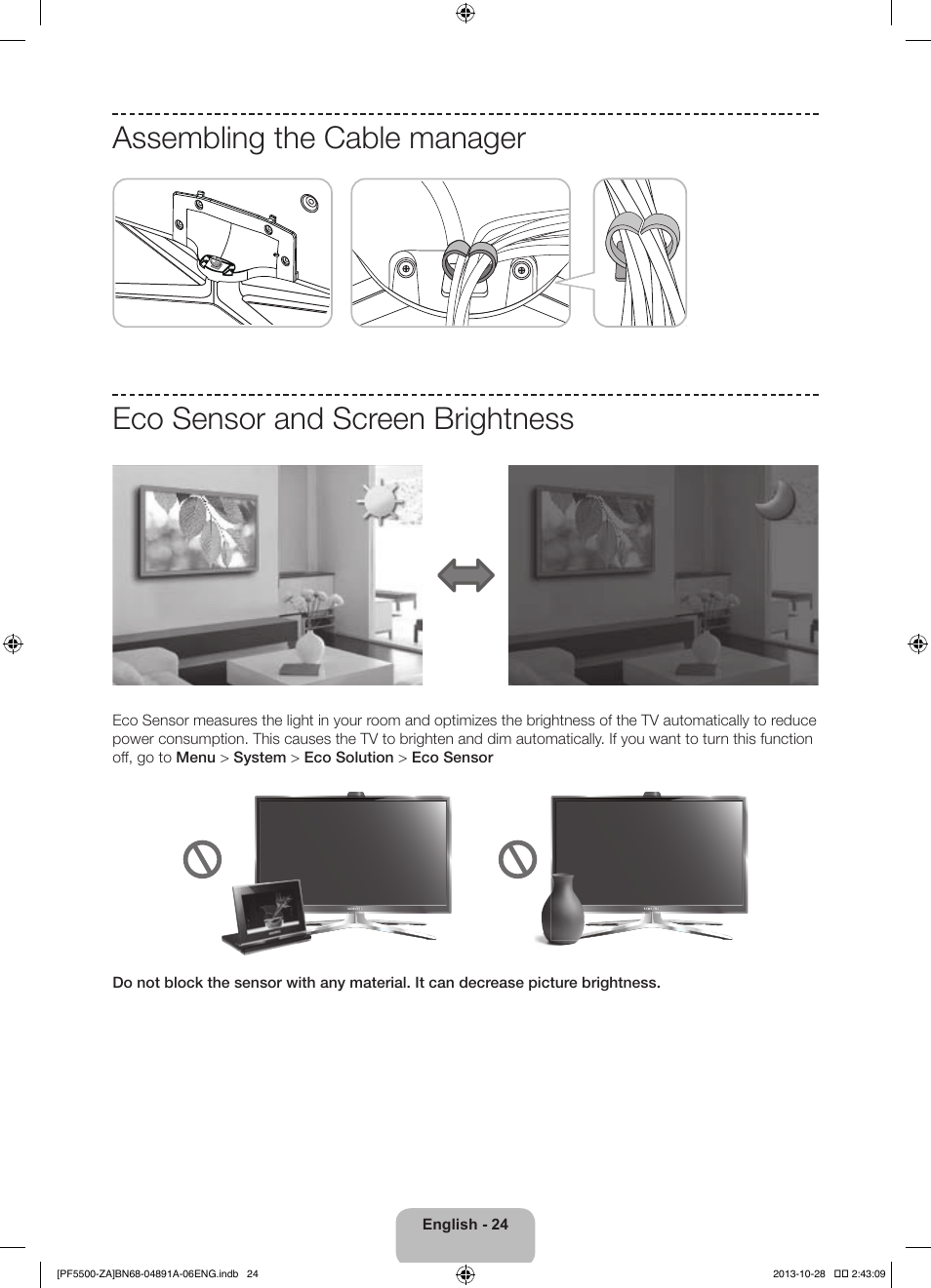 Samsung PN60F5500AFXZA User Manual | Page 24 / 33