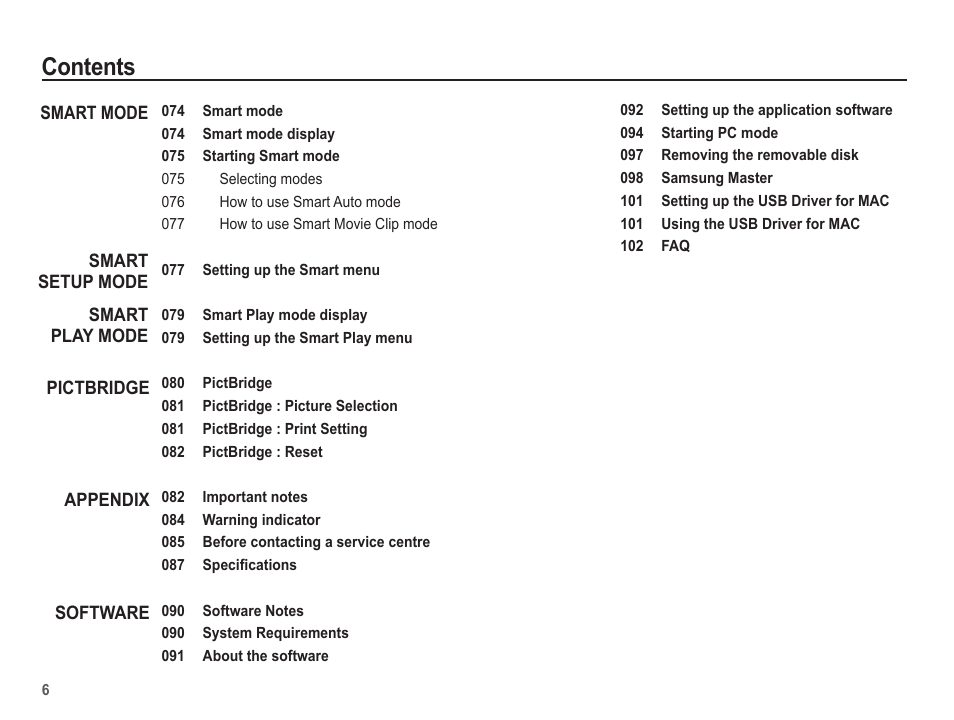 Samsung EC-TL100BBP-US User Manual | Page 7 / 106