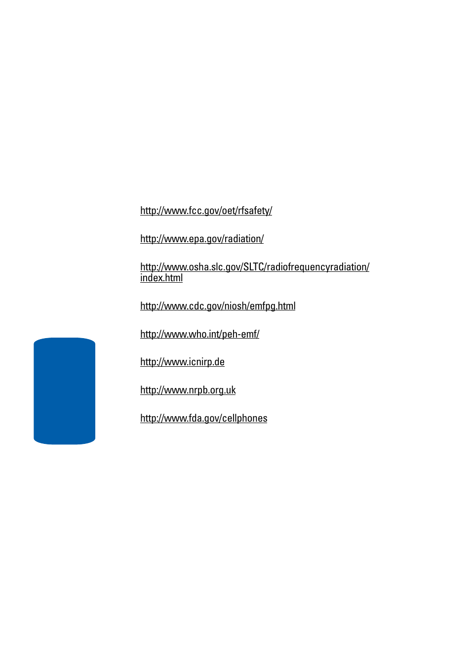 Road safety | Samsung SCH-A630MBIXAR User Manual | Page 144 / 172