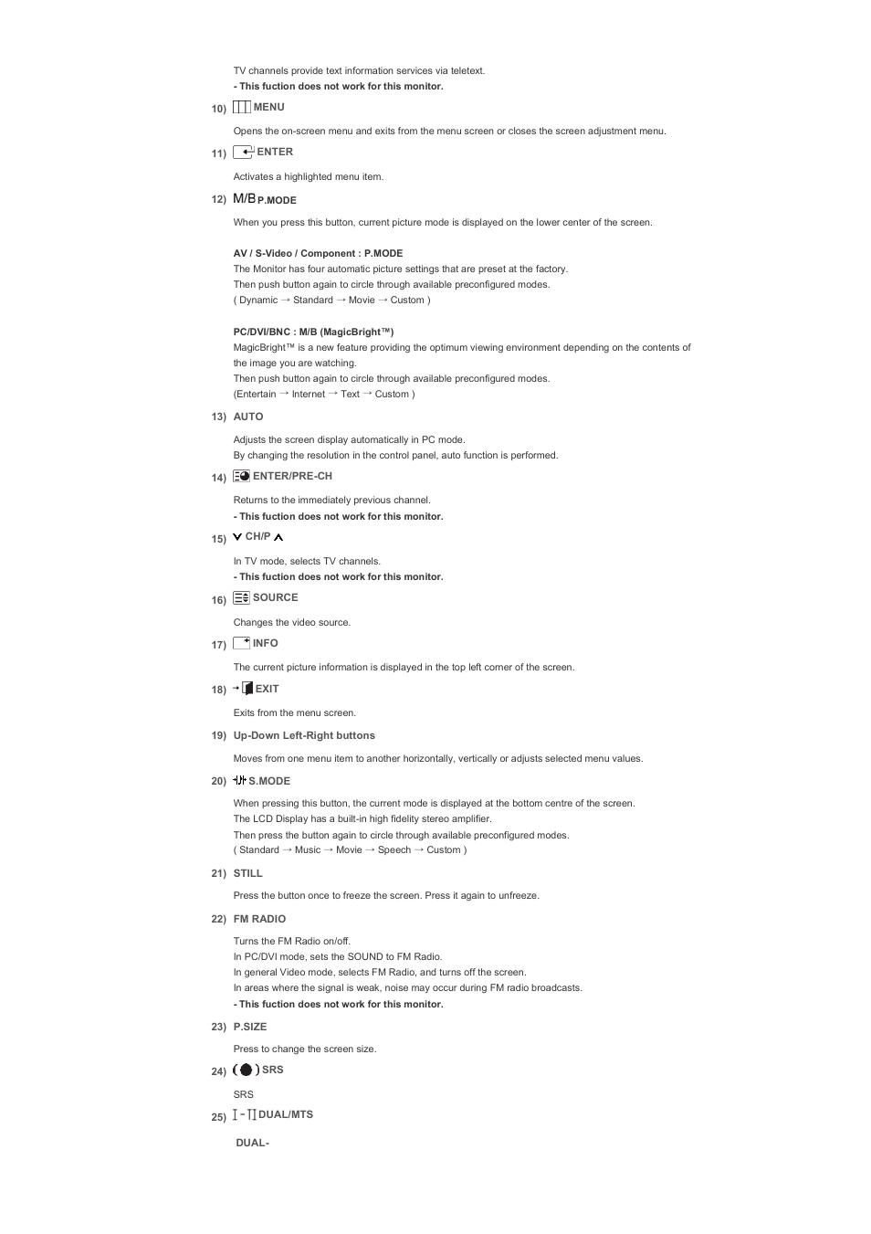 Samsung LS57BPHNB-XAA User Manual | Page 17 / 80